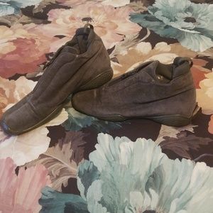 Prada sport suede high top booties